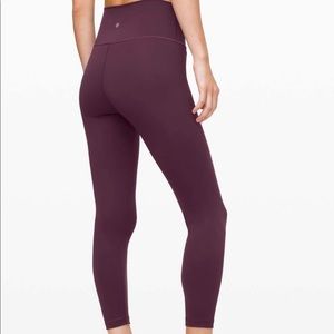 Lululemon luxtreme wonder under high rise 7/8 leggings size 8